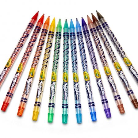 Фото 9 - Цветные карандаши Crayola Twistables (выкручивающиеся), 12 цветов, крайола.