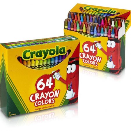 Фото 11 - Цветные восковые карандаши, в наборе 64 штук, Crayola (Крайола).