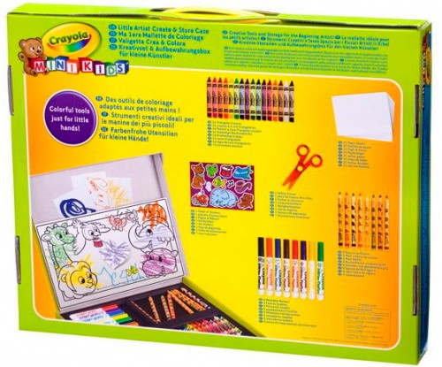 Фото 8 - Набор для творчества в футляре Mini Kids, Crayola.