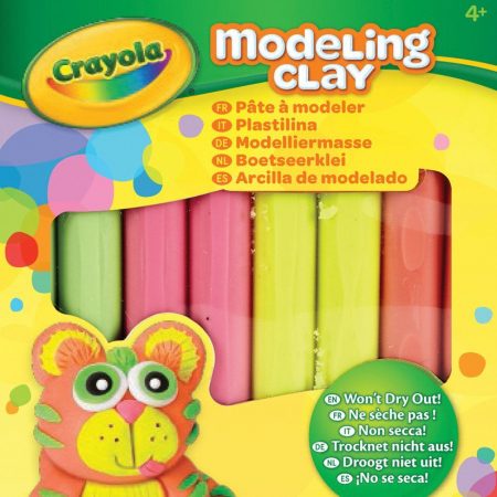 Фото 5 - Пластилин Crayola неон 8 Neon Colours Modelling Clay.
