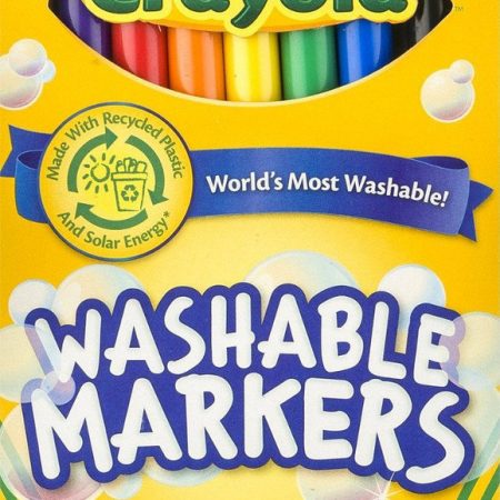 Фото 21 - Фломастеры Fine Point Washable (на водной основе) 8 цветов, Crayola.