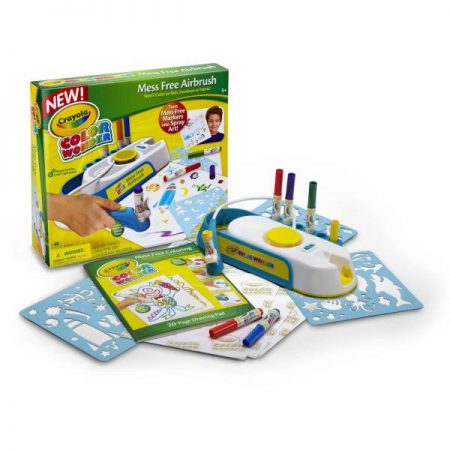 Фото 18 - Набор аэро раскрашивание для творчества Crayola Color Wonder Mess-Free Airbrush Kit, Крайола.