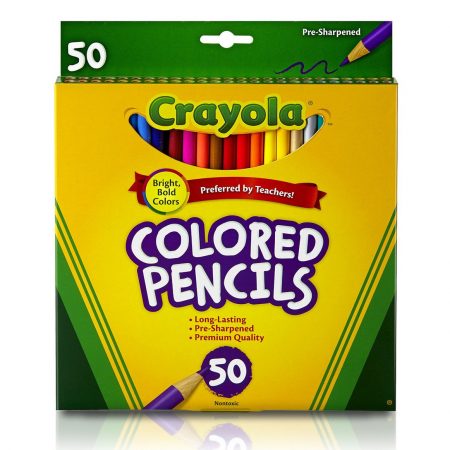 Фото 17 - Детские цветные карандаши, в наборе 50 цветов, Crayola.